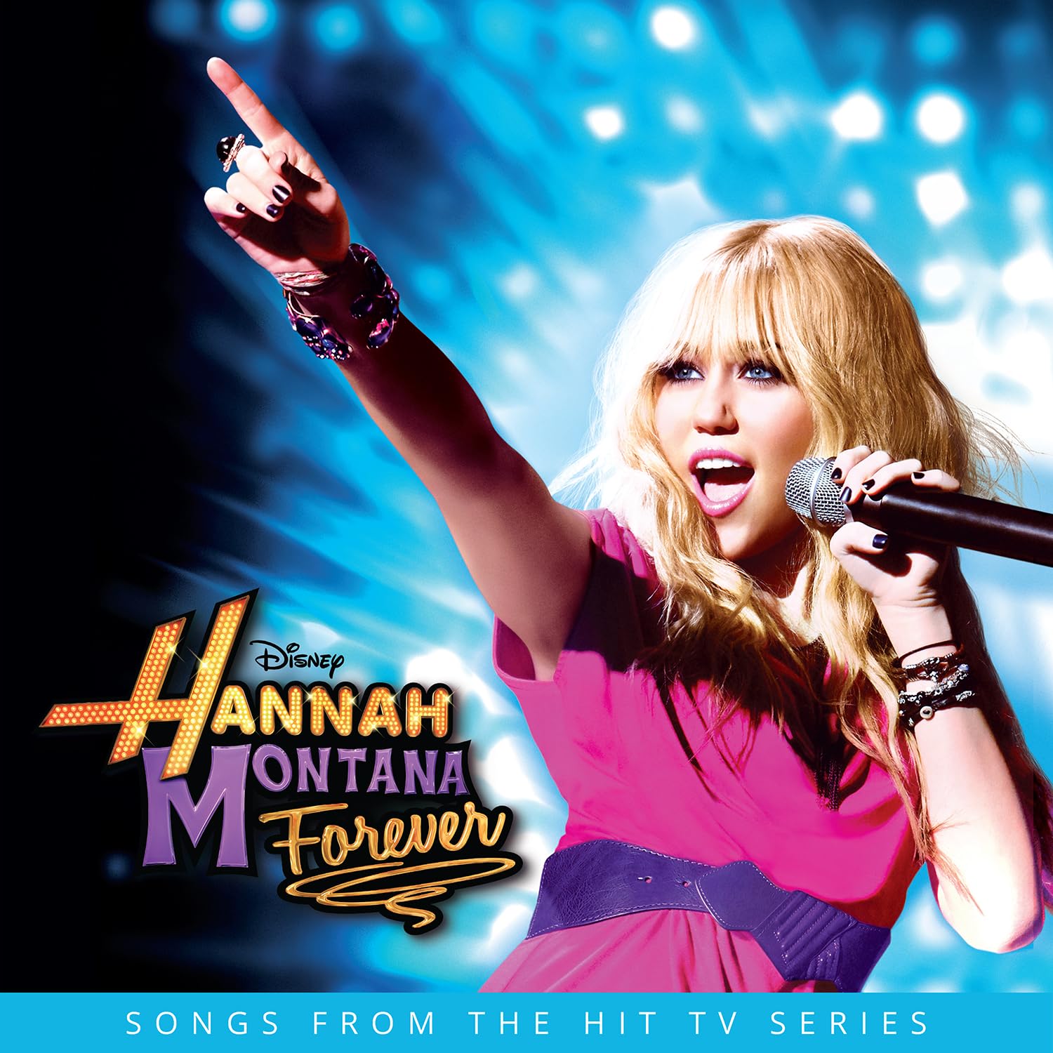 Hannah Montana Forever Hot Pink Cadillac/Purple Haze Swirl