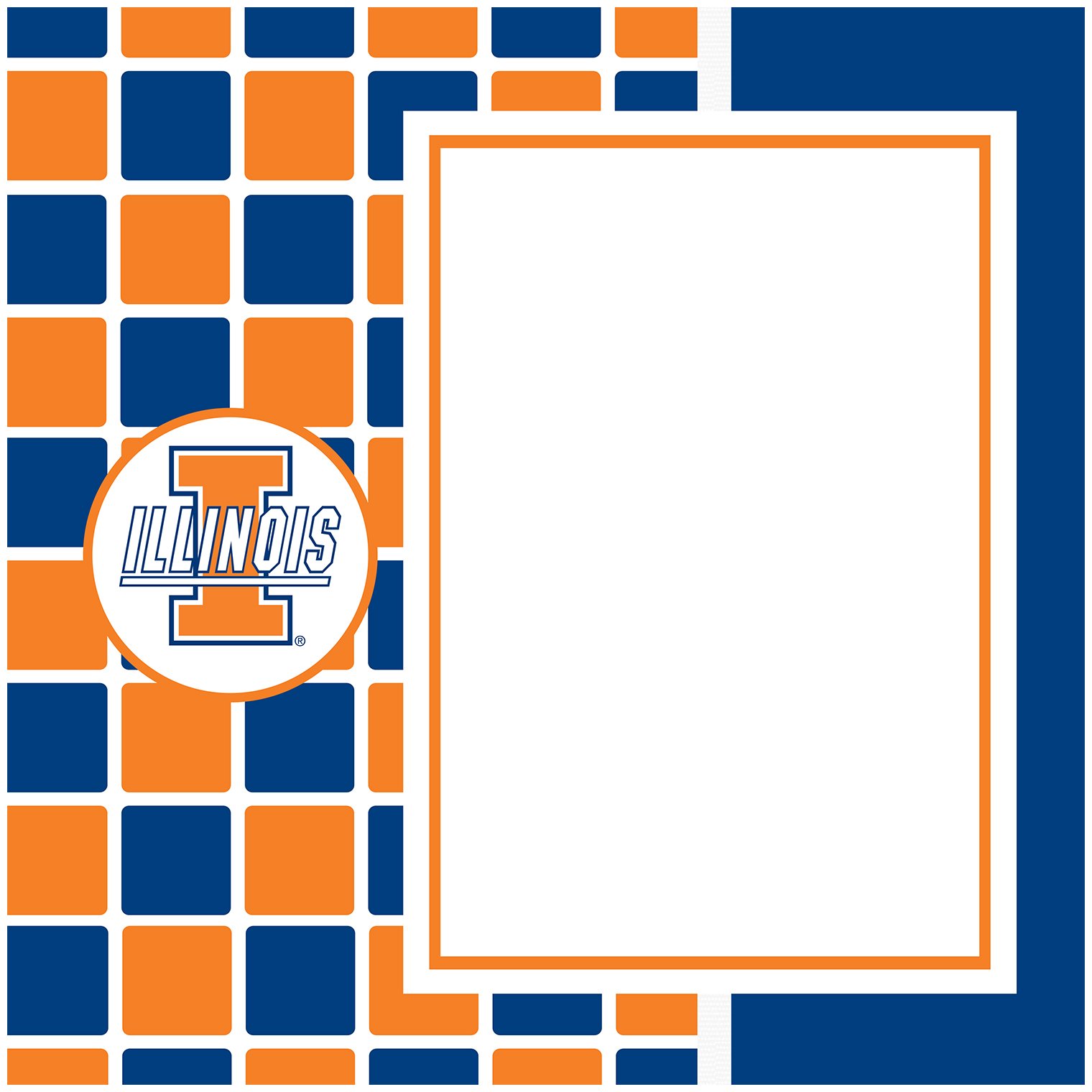 C.R. Gibson Scrapbook Complete Kit, Small, University of Illinois (C879256M)