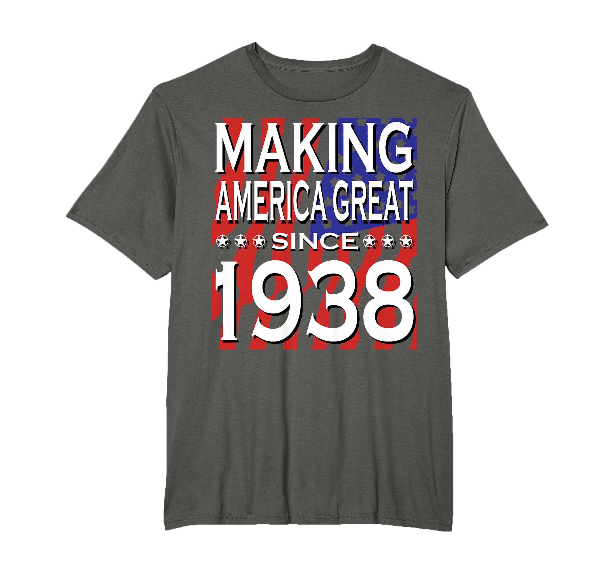 81st Birthday Vintage Made in 1938 Gift ideas Man T shirt T-Shirt