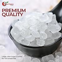 Vista 3 de NY SPICE SHOP Azúcar de roca – 3 libras de cristales de caramelo de roca – Rocas de azúcar – Cristales de azúcar – Caramelo de roca – Azúcar de roca
