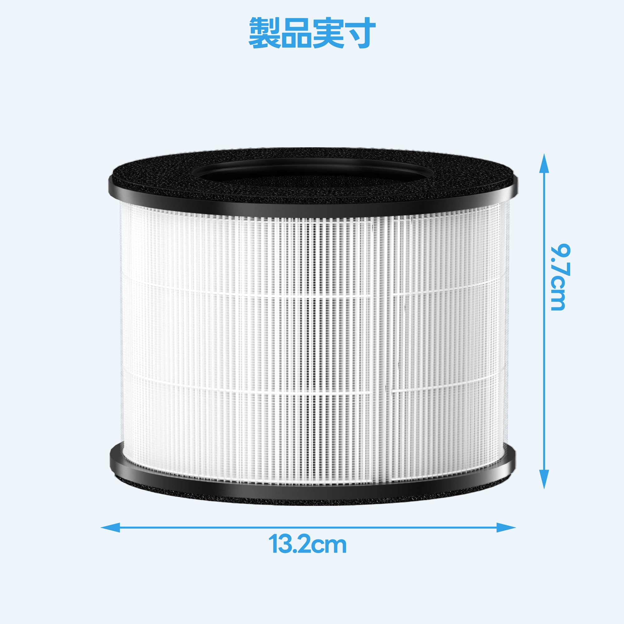 ６個　GoveeLife 空気清浄機フィルター交換用フィルター Amazon | 【純正品】ECOSELF 空気清浄機 R-KN-6391 交換用フィルター