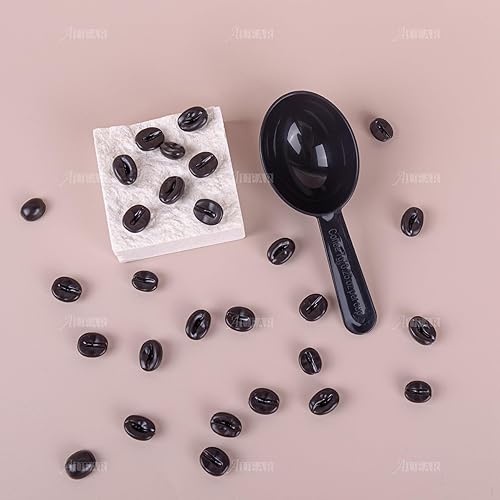 Miniatura 5 de AUEAR, Paquete de 10 cucharadas cucharadas de café de plástico cuchara medidora para café, frutas, polvo, semillas de especias
