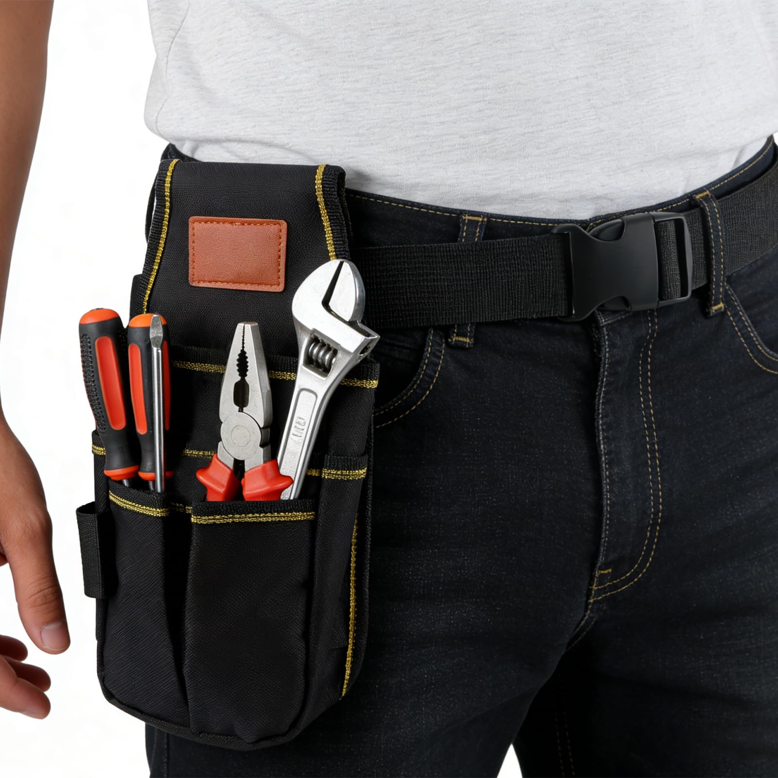 Portautensili Multi-Purpose Piccola Borsa Degli Attrezzi in Tela Oxford Cintura Porta Attrezzi Multi Tasche Marsupio Porta Attrezzi per Elettricisti Falegnami Giardinieri