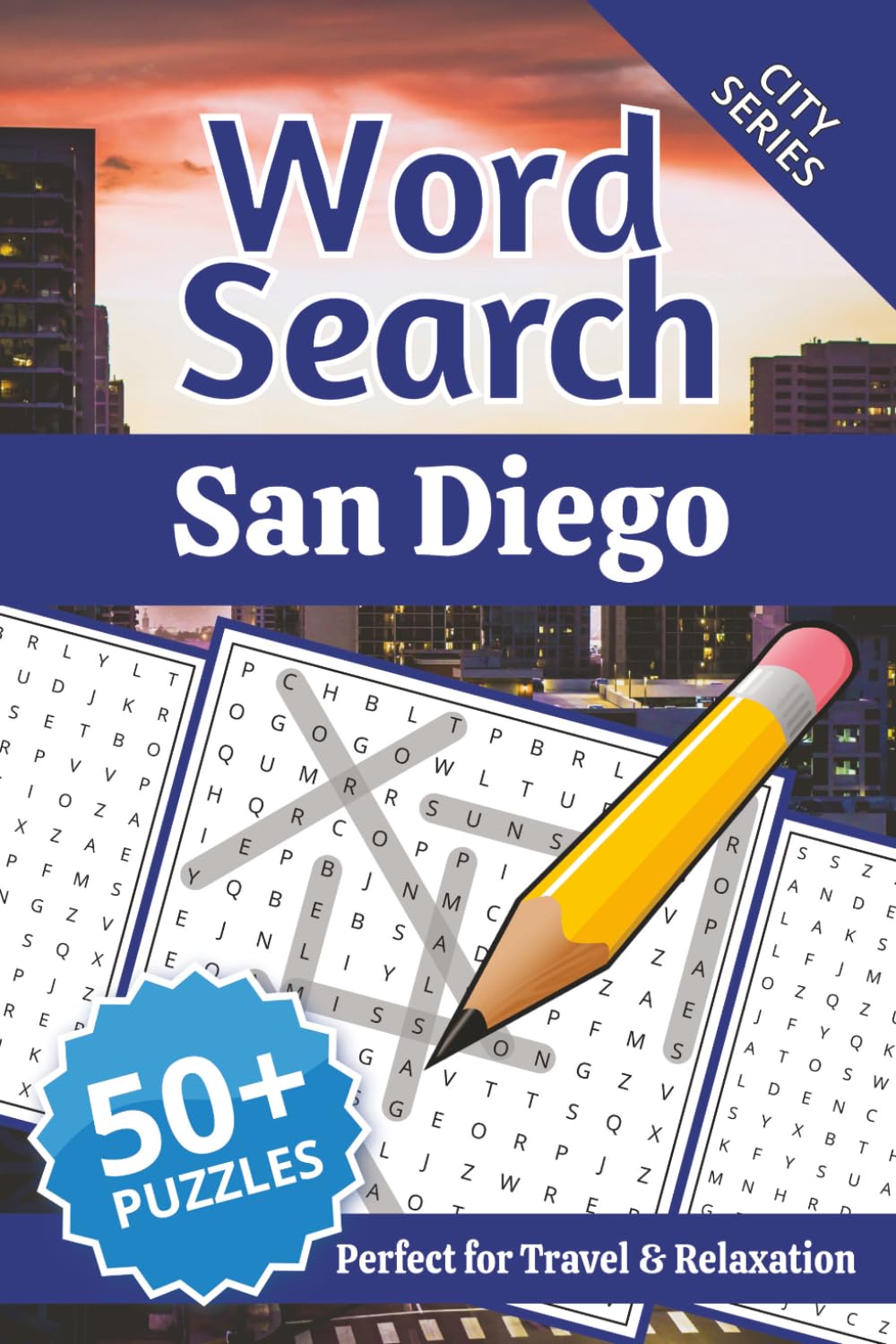 San Diego Word Search Puzzle Book: Word Searches with Easy to Read Print about San Diego Landmarks, Food, Nature and More | 6x9 inches, 110 pages | ... | Gift for Vacations, Holidays and Free Time