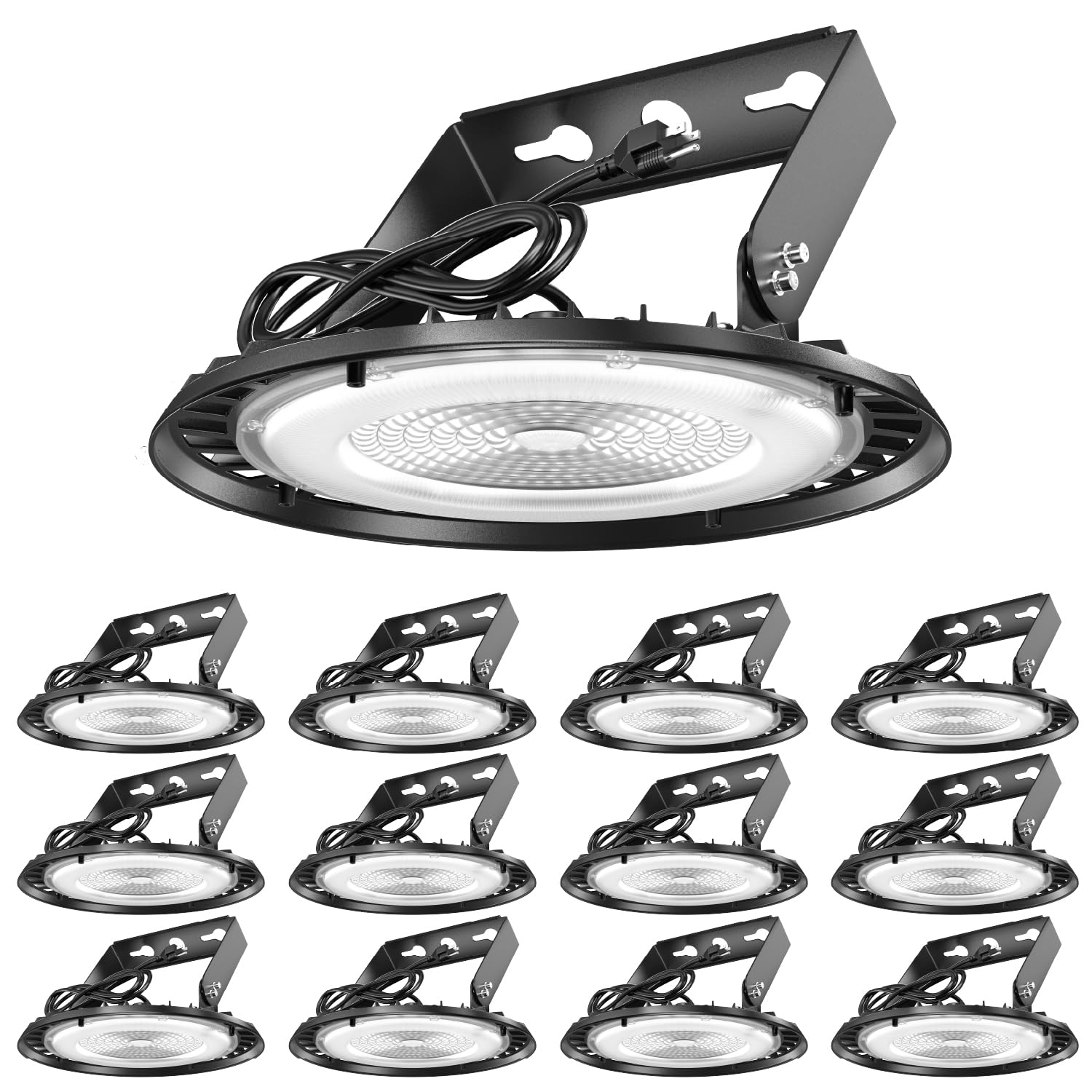 Sunco UFO LED High Bay Light with U Bracket Mounting