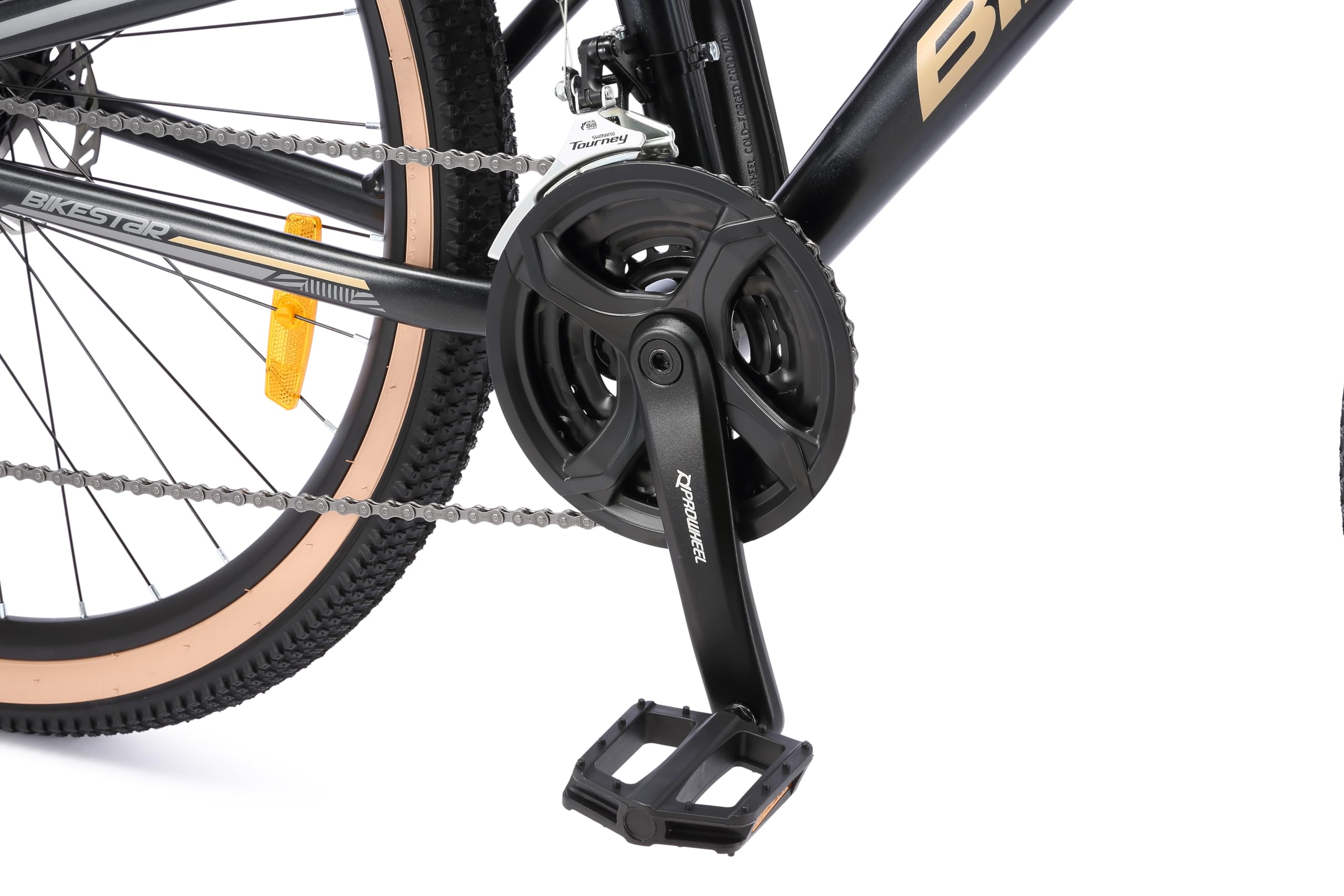 BIKESTAR MTB Mountain Bike Sospensione Completa in Alluminio, Freni a Disco, 26" | Bicicletta MTB Telaio 18" Cambio Shimano a 21 velocità |