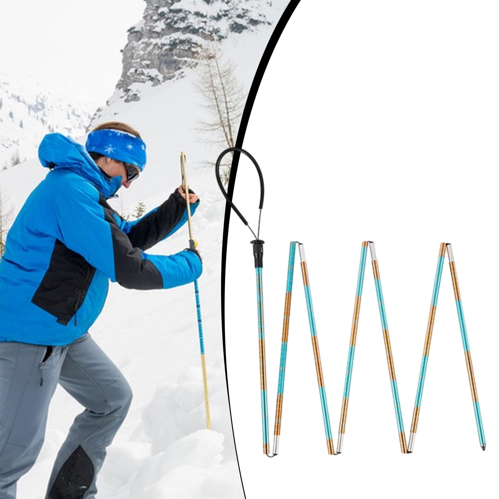 Outil, Bâton Pliant, Chercheur et Outil pour Raquettes, Ski
