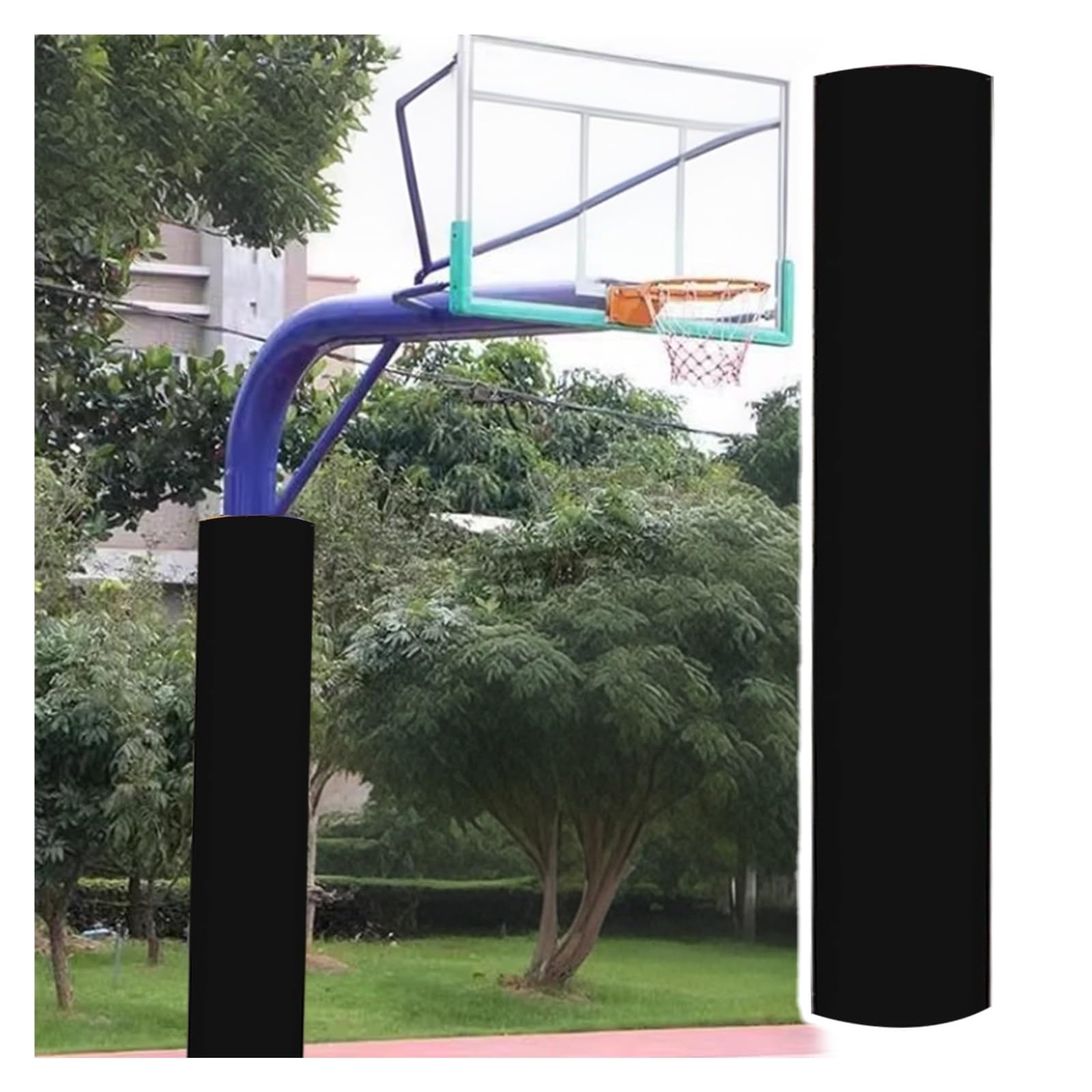 Évitez les blessures avec le rembourrage pour bâtons de basket-ball d'extérieur robuste