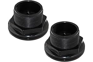 OdysseaBulkhead Fitting 1.5 inch: Pack of 2