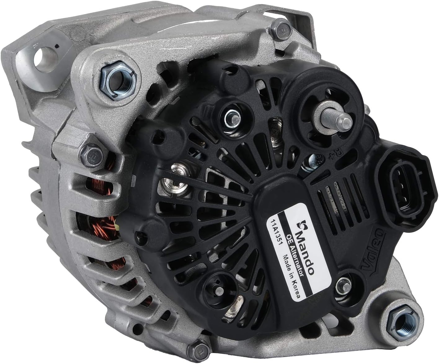 New HL Mando OE 11A1351 Alternator for 2011-2014 Hyundai Sonata 2.4L, 2010-2013 Tucson, 2010-2013 Kia Forte Sedan 2.0L w/Electric Power Steering, 2011-2013 Kia Optima 2.4L/ Sportage 2.4L 373002G400