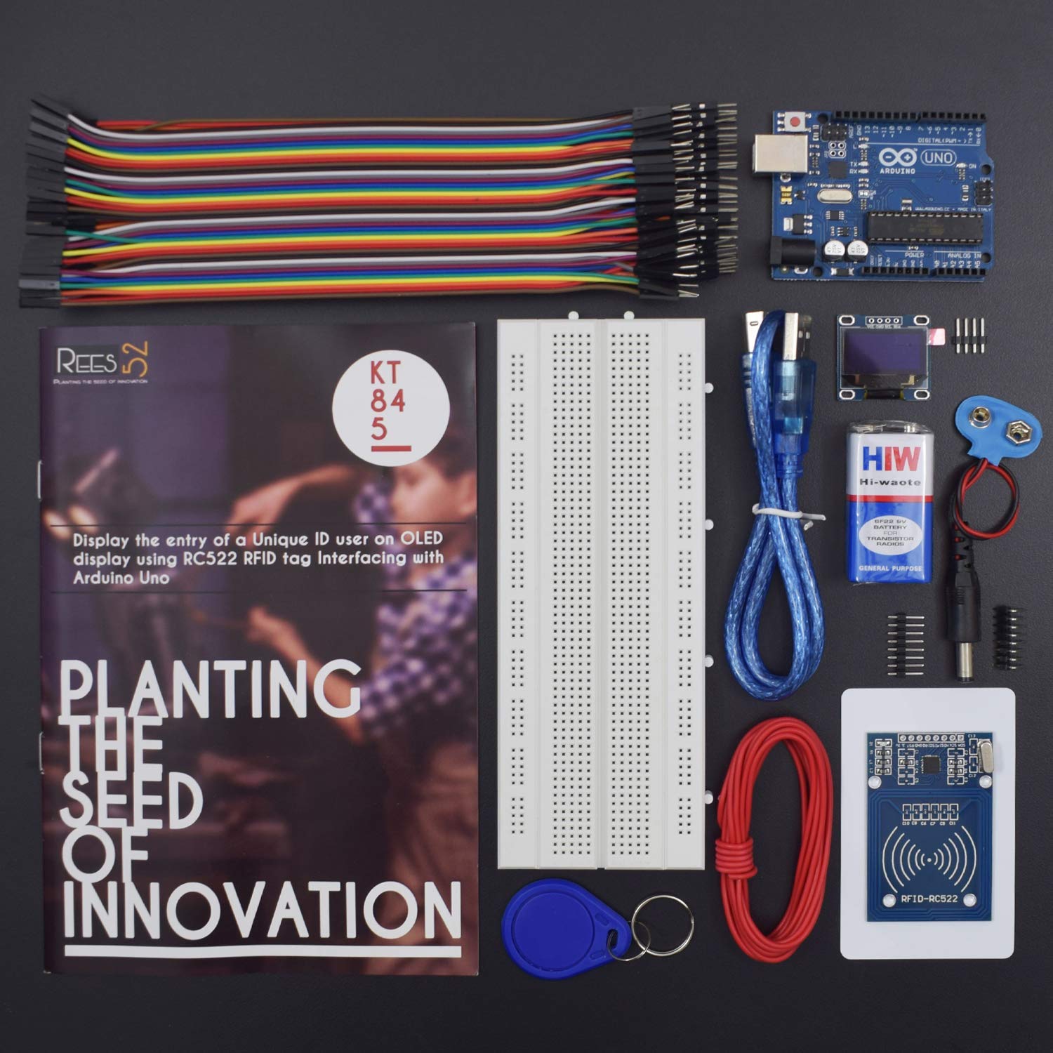 REES52 ® Display The Entry Of A Unique ID User On OLED Display Using RC522 RFID Tag Interfacing With iduino Uno With Step By Step Instruction Manual - KT845 (B08P71S7TB) Amazon Price History, Amazon Price Tracker