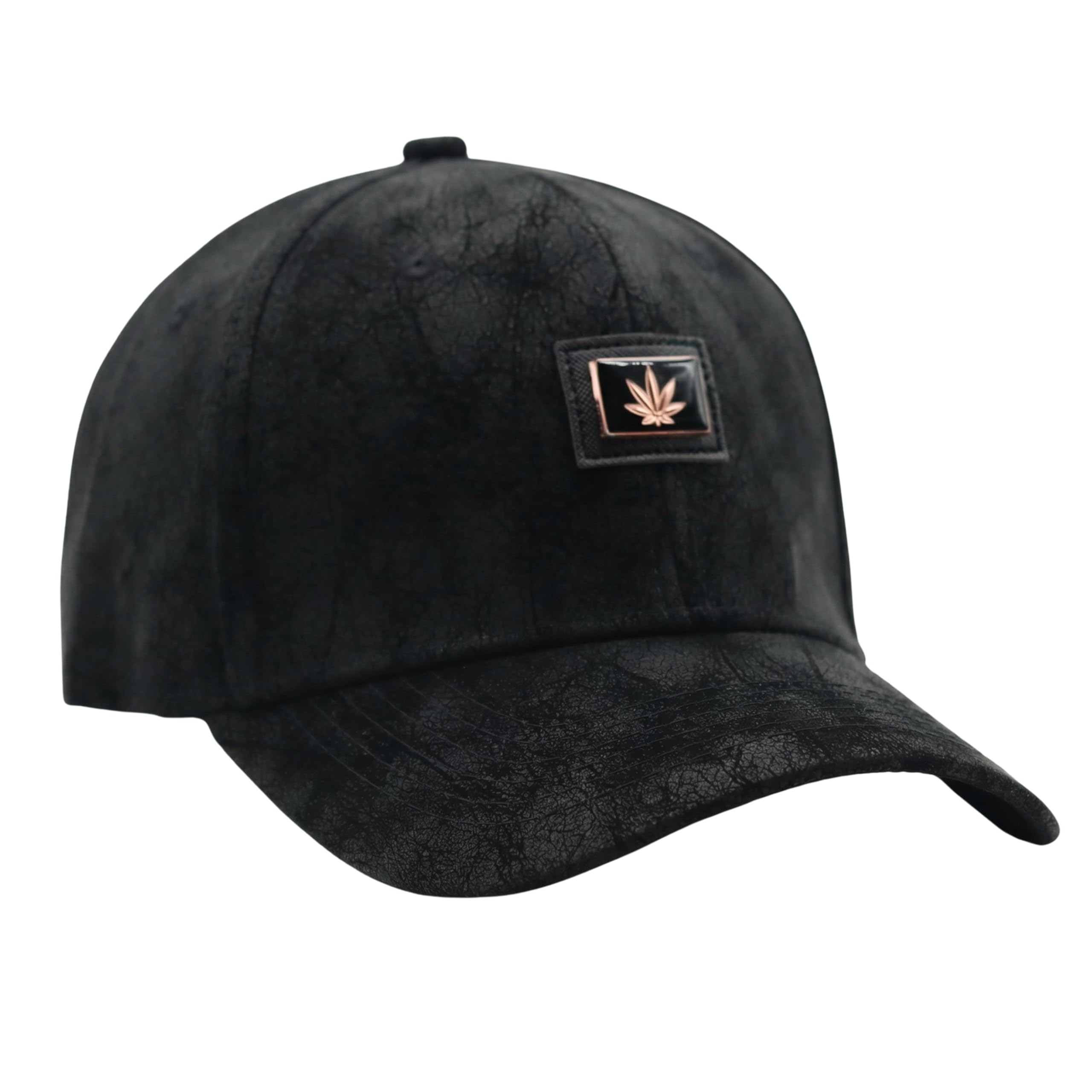 kill off premium men’s leather baseball cap with embroidered patch, adjustable fit, lightweight comfortable casual wear hat