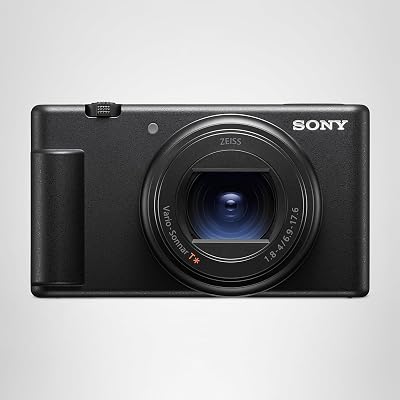 Sony ZV-1 II | Fotocamera da viaggio ibrida premium (sensore a strati da 1", grandangolo con zoom, foto da 20 MP e video 4K, trasferimento fluido sullo smartphone)