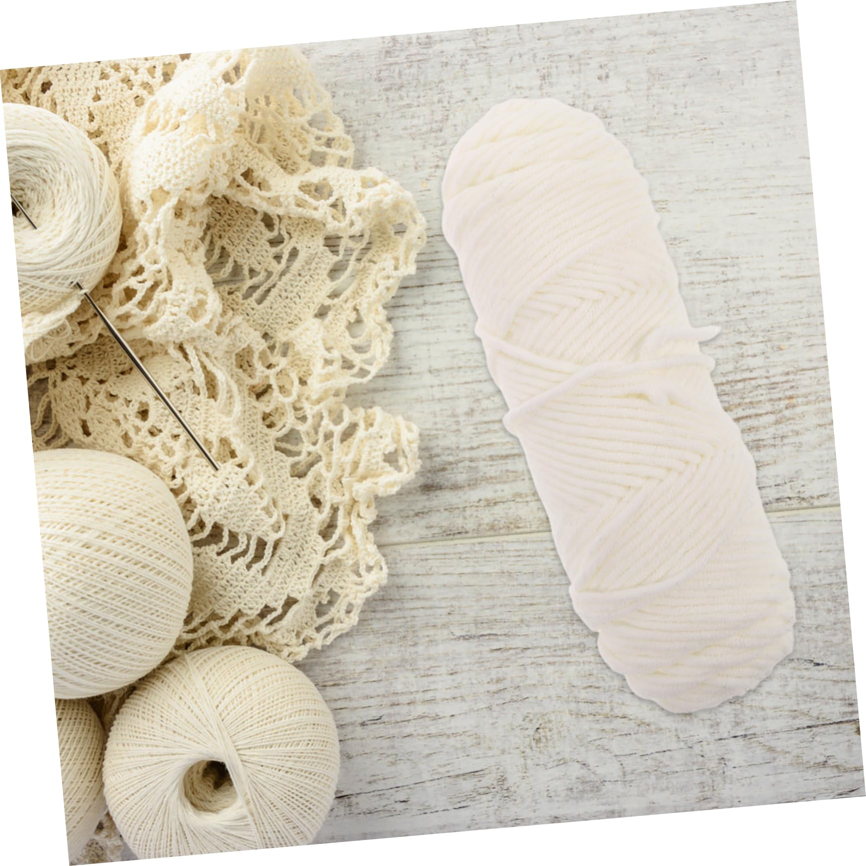 Yarn in Cotone 8 Capi, 7 Pezzi, Filato Morbido per Uncinetto