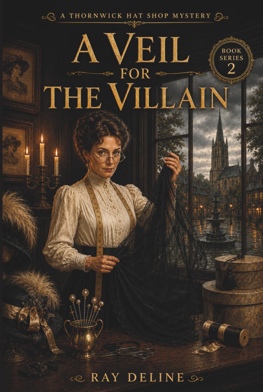 A Veil for the Villain: A Thornwick Hat Shop Mystery