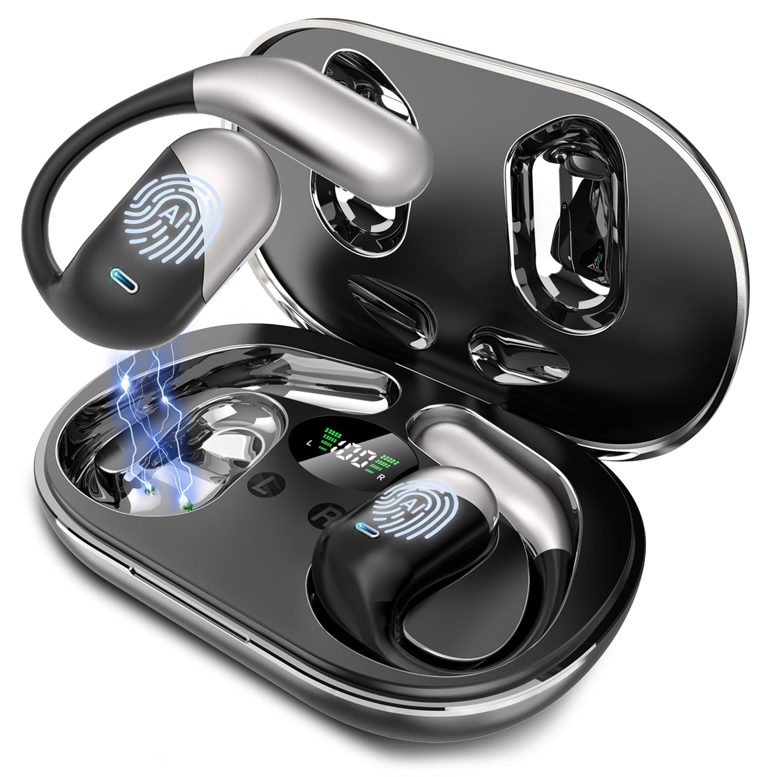 Paekole Translation Earbuds Real Time - AI 198 Language Translator Earbuds, Audifonos Traductores Inglés Español, 3-in-1 Translating Headphone, Translate Ear Buds for Travel Learning with Case