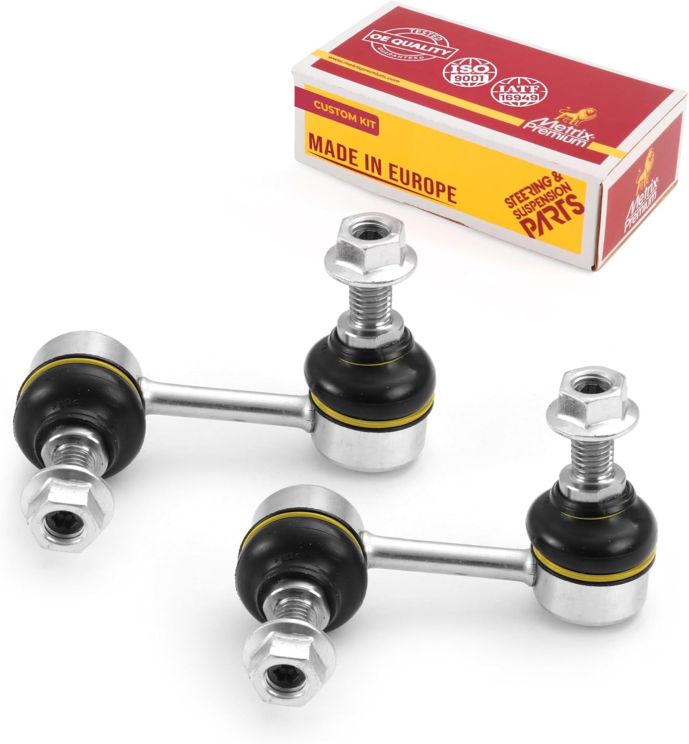 Metrix Premium Chassis Parts - 2 PC Rear Sway Bar Stabilizer End Link Kit Fits 2009-2018 Dodge Journey, Replacement K750706, Made in Europe