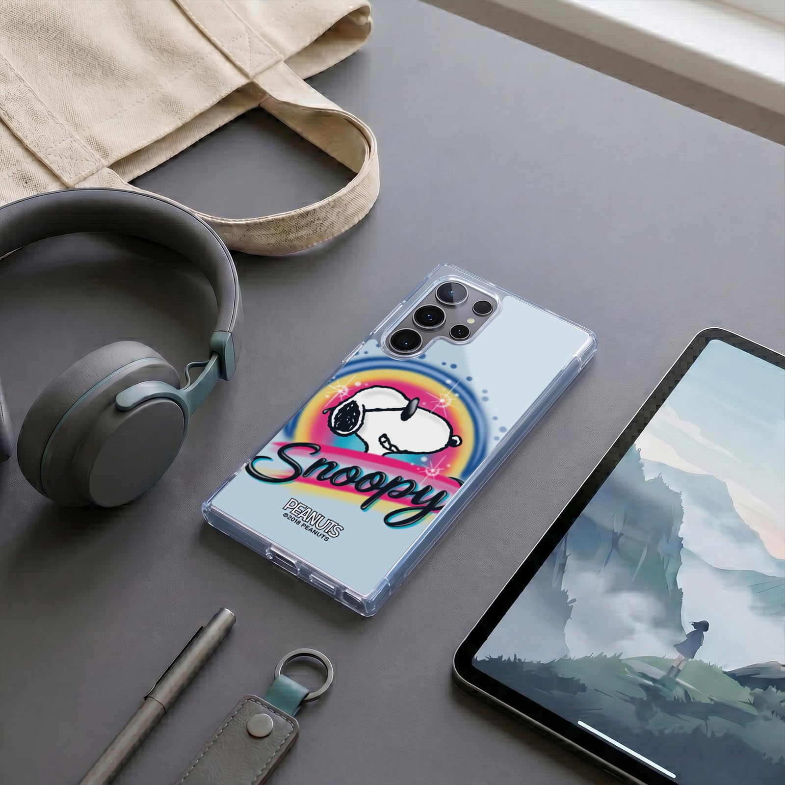 Head Case Designs Licenza Ufficiale Peanuts Colourful Sunglasses Snoopy Passeggiata Aerografata Custodia in Gel [Grado Militare] Compatibile con Samsung Galaxy S24 Ultra 5G E Compatibile con MagSafe