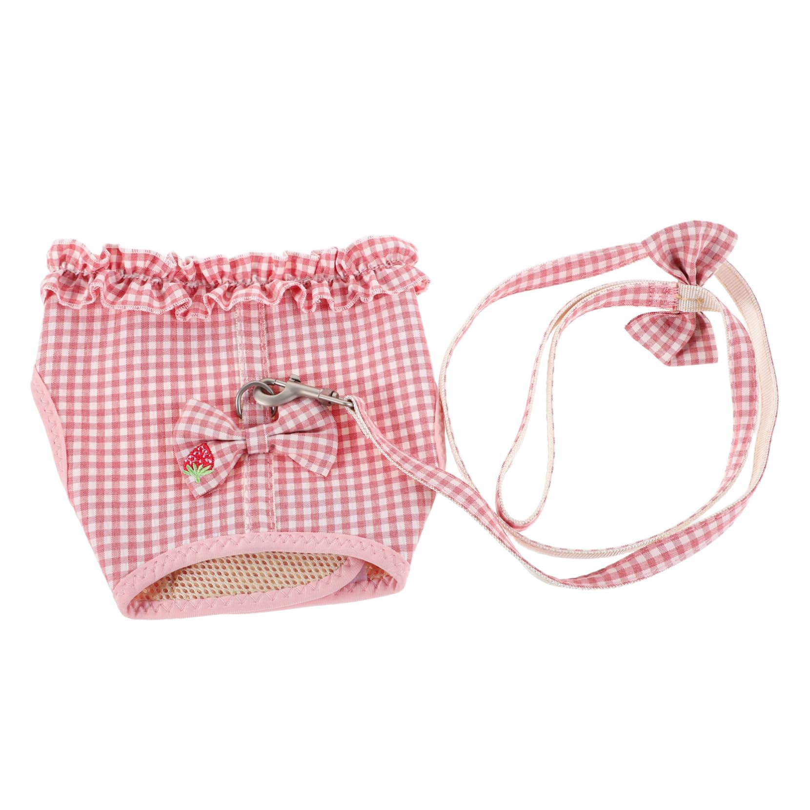 Sosoport 1Set Adjustable Dog Leash for Medium Dogs Soft Mesh Vest Harness with Durable Traction Rope for Walking Training Running for Poodles Cats