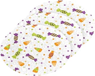 Halloween Trick Or Treat Candy Dots Kitchen Sponges Cleaning Dish Sponges Non-Scratch Scrubber Sponge for Kitchen Bathroom Cars, pack of 3