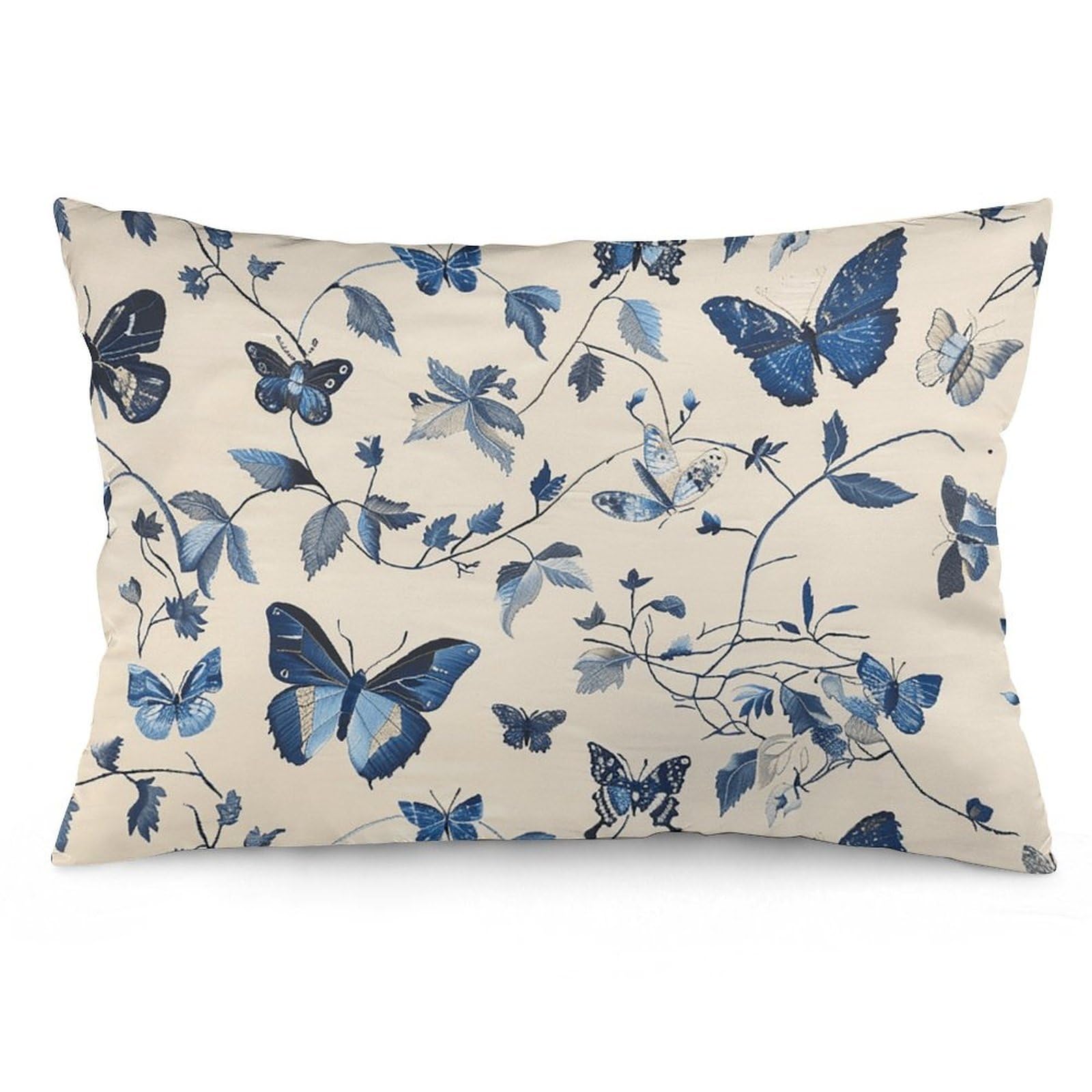 NTVOWPZO 2 Pack Decoration Throw Pillow Covers 20"x30" Pillowcases Covers Butterflies and Moths Pillowcases Modern Farmhouse Home Decor Sofa Cushions Covers for Couch Bed Living Room