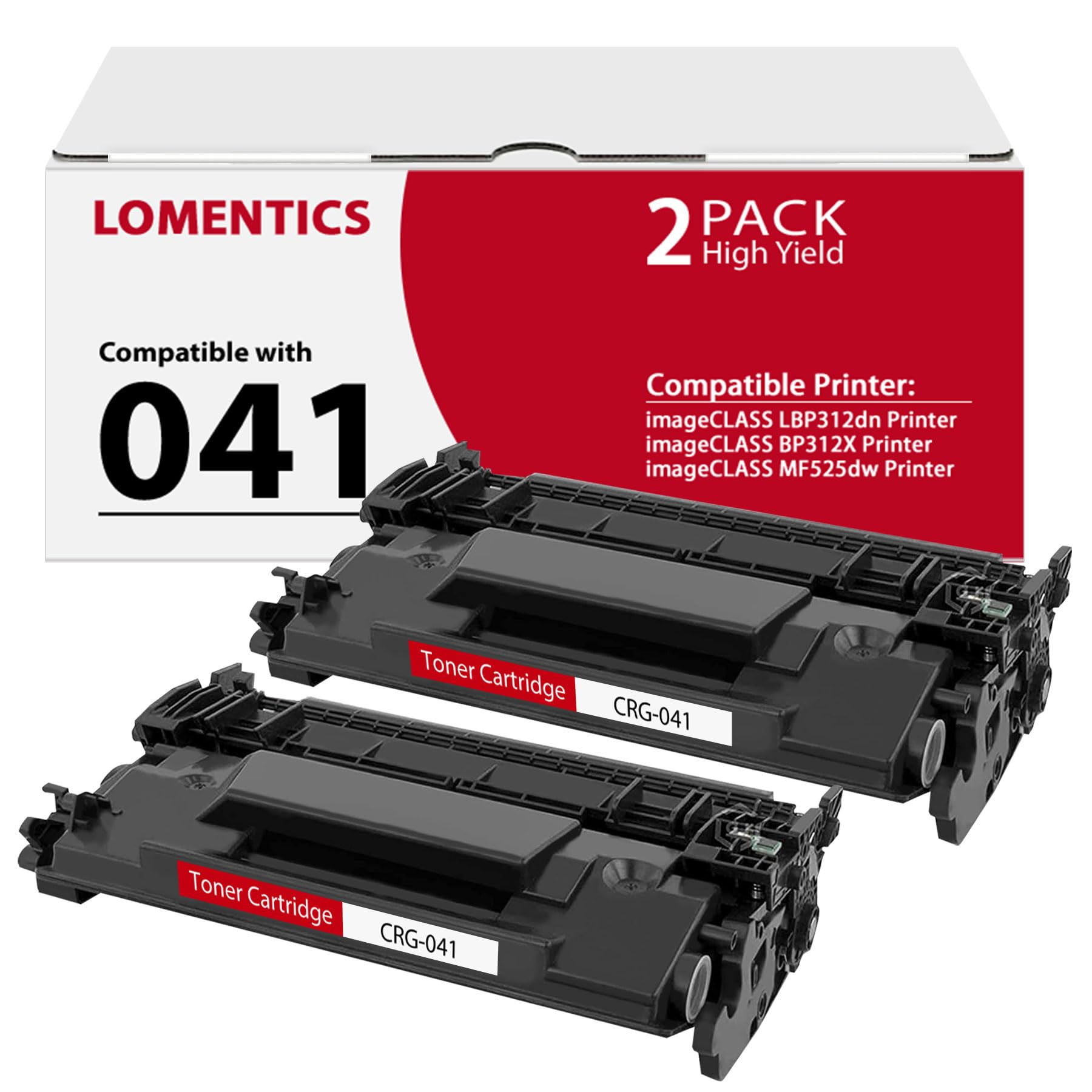 Amazon.com: 041 High-Yield Black Toner Cartridge 2-Pack  