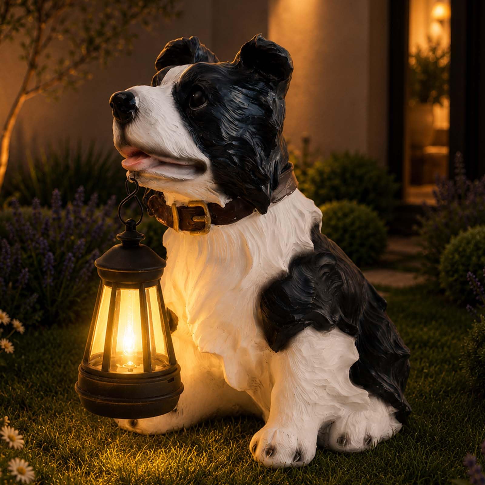 2026 Neue Solar-Hunde-Skulpturen für – Gartendekoration für den Hof