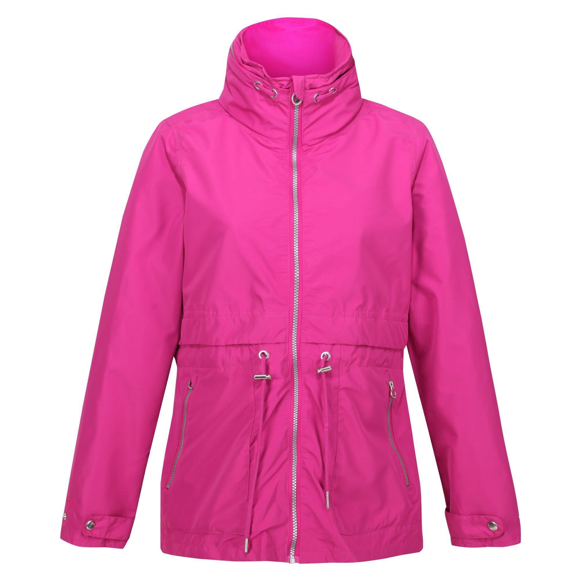 Regatta Women's Nadira Waterproof Long Sleeve Jacket Pink 14 (L)