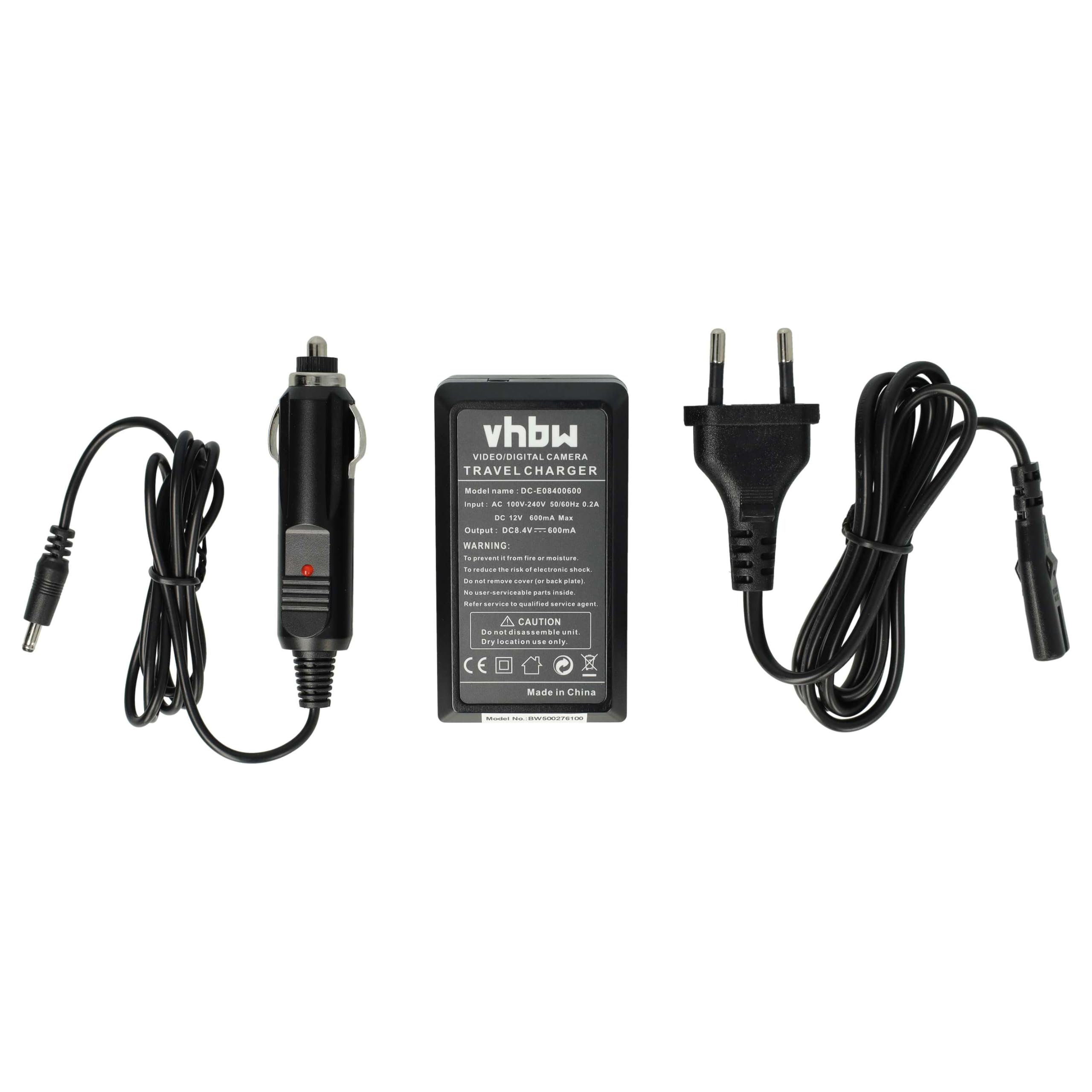 Cargador de batería para videocámara JVC GR-D396, GR-D396U, GR-D396US MiniDV