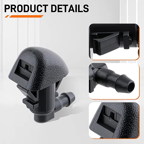 Miniatura 4 de 76810-SZA-A01 Windshield Washer Nozzle Wiper Hose Kit Fits for Honda Pilot 2009-2015