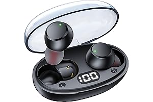 Wireless TWS I12 Earbuds with Bluetooth 5.3, IPX7 Waterproof and Touch Control...