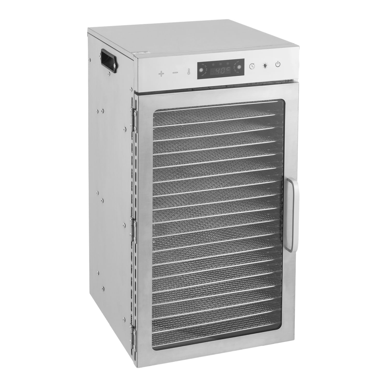 Food Dehydrator, 18 Tray Stainless Steel Fruit Dryer, 800W Electric Food Dryer, Food Stereoscopic Drying Machine, Adjustable Temperature & Time, for Jerky, Fruit, Meat, Herbs