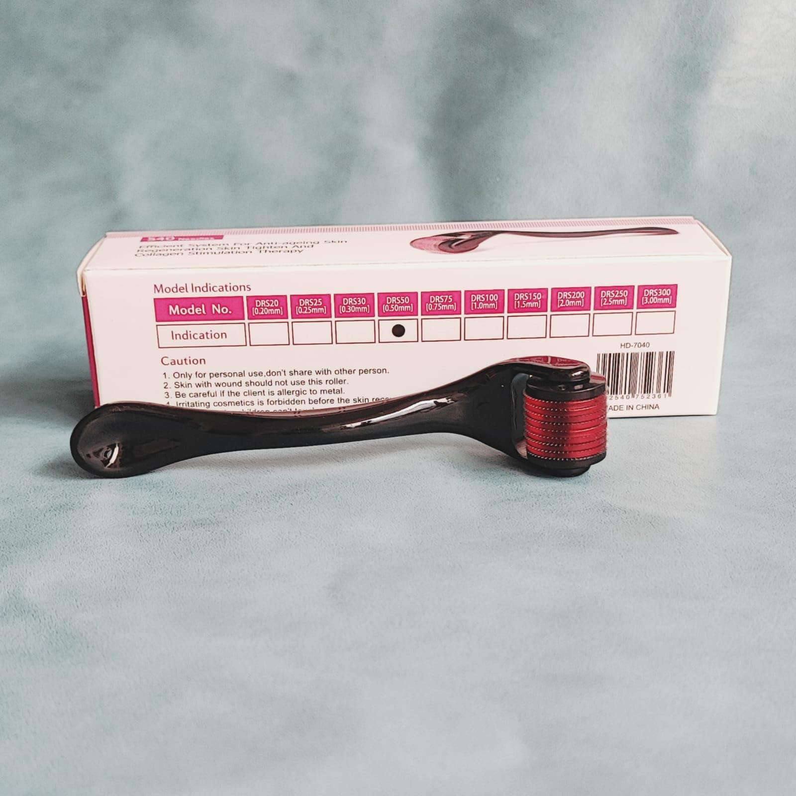 Polaris Fox Pack of 1 Derma Roller | Derma Roller 0.5mm with 540 Titanium Needles | Face roller 2