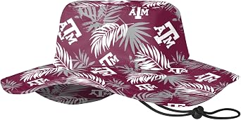 FOCO Men's NCAA College Team Logo Sport Outdoor Sun Bucket Boonie Hat