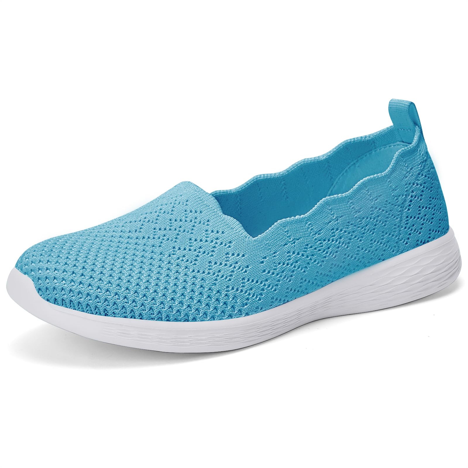 Puxowe Scarpe Mocassini Slip On da Donna Eleganti Leggere Fitness Casual Outdoor Passeggio Maglieria Piatte Sneakers