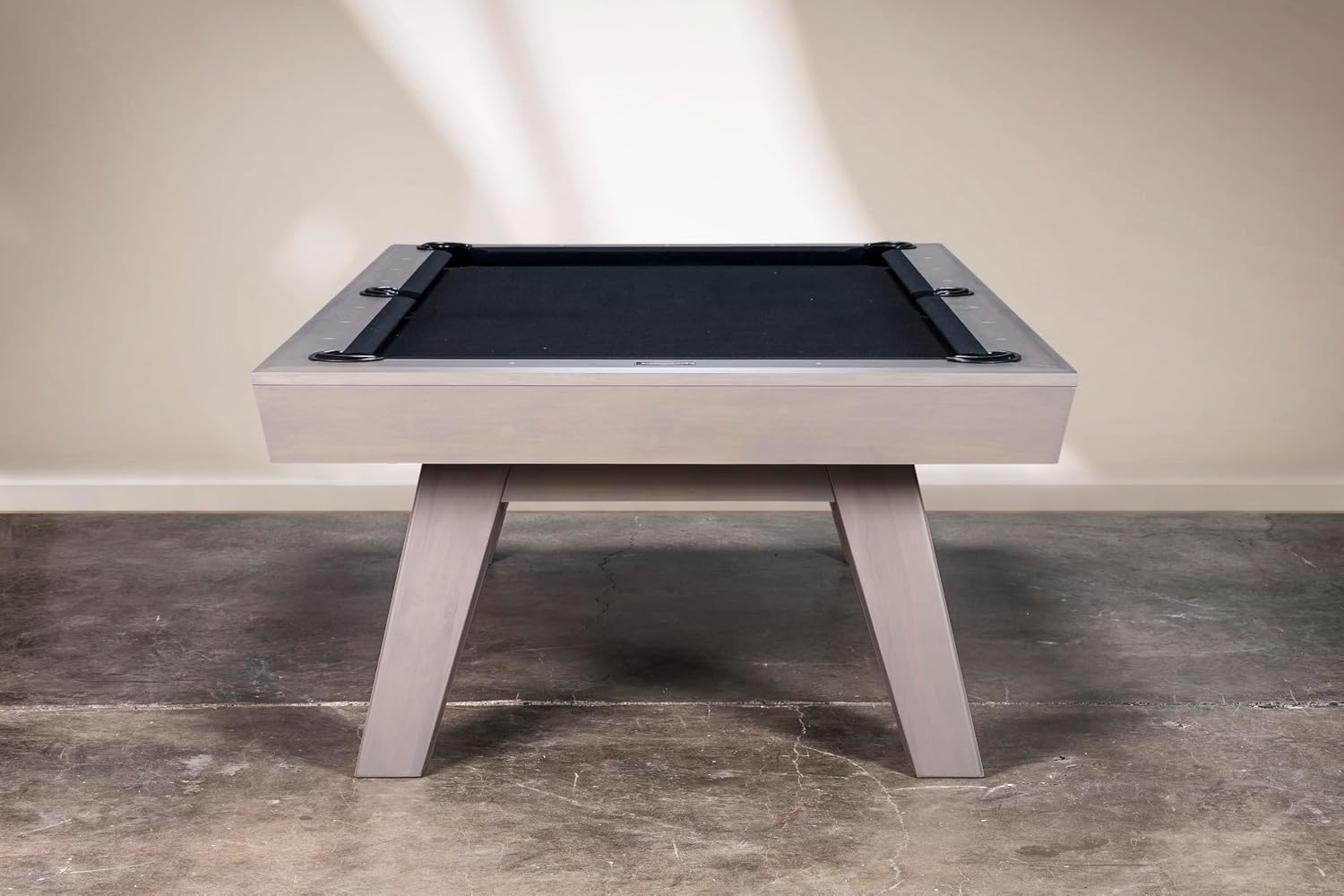Doc & Holiday - George Billiard Pool Table W/Premium Billiards Accessories Glazed Pearl/Antique Coffee/Grey Walnut 7/8ft