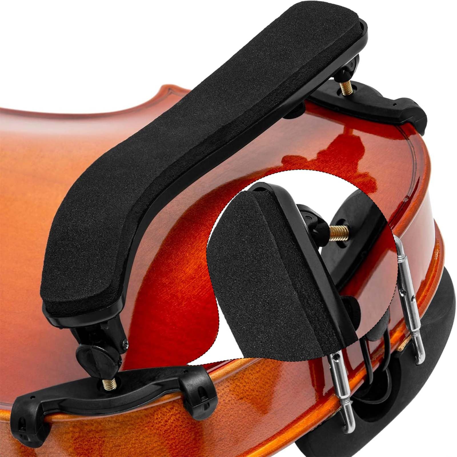 Tarqite Violin Shoulder Rest For 4/4 And 3/4 Size, Adjustable And Collapsible Feet Violin Shoulder Rest - Image 3