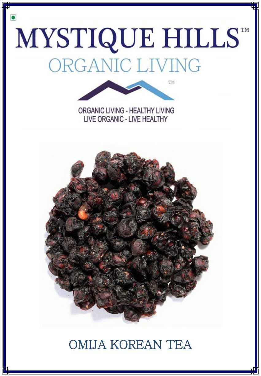 Mystique Hills Omija Korean Tea, Schisandra chinensis Berries 50 g