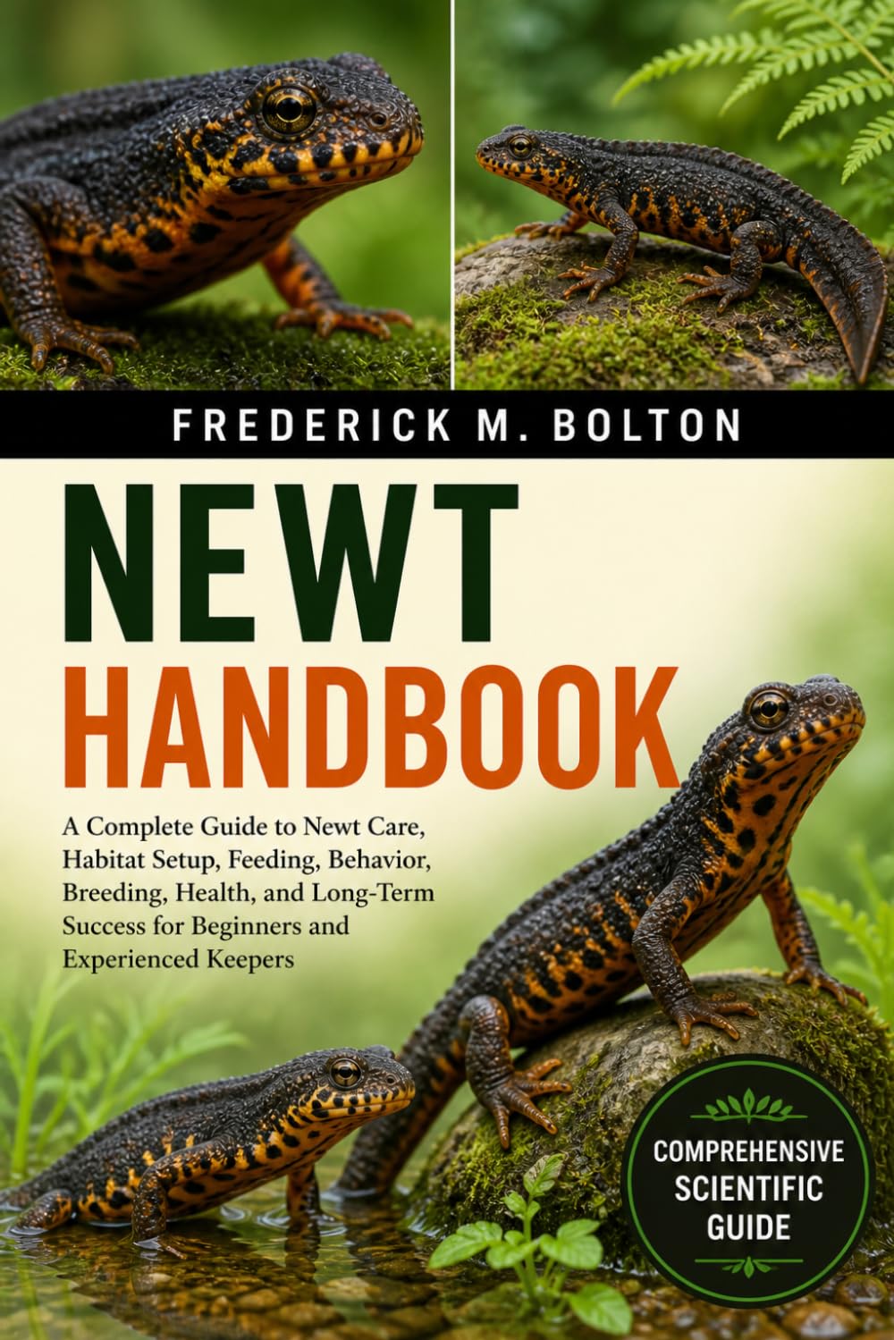 NEWT HANDBOOK: A Complete Guide to Newt Care, Habitat Setup, Feeding, Behavior, Breeding, Health, and Long-Term Success for Beginners and Experienced Keepers