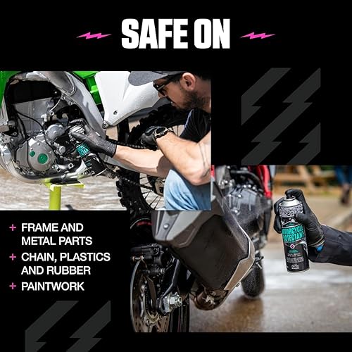 Vista 4 de Muc Off Motorcycle Protectant, 500 mililitros - Spray Premium Anticorrosivo de Protección Post-Lavado para Motocicletas - Seguro para Todos