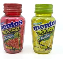 Mentos Sours  ekersiz Tatland r c l  C Vitaminli Limon Aromal  Tablet  ekerleme 49gr X 2 Adet