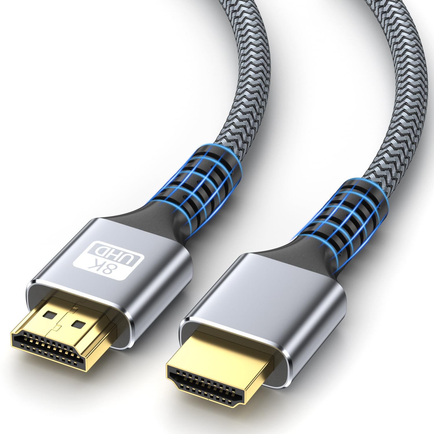 Cavo HDMI 2.1 Fibra Ottica CL3 10m - 8K A 60Hz E 4K A 120Hz, 48Gbps, HDR, VRR Per TV, PC Gaming, PS5, Xbox