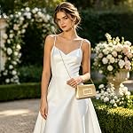 Clutch Purses for Women, Glossy Patent Leather Evening Bag, Elegant Envelope Women's Handbags for Wedding Party Prom