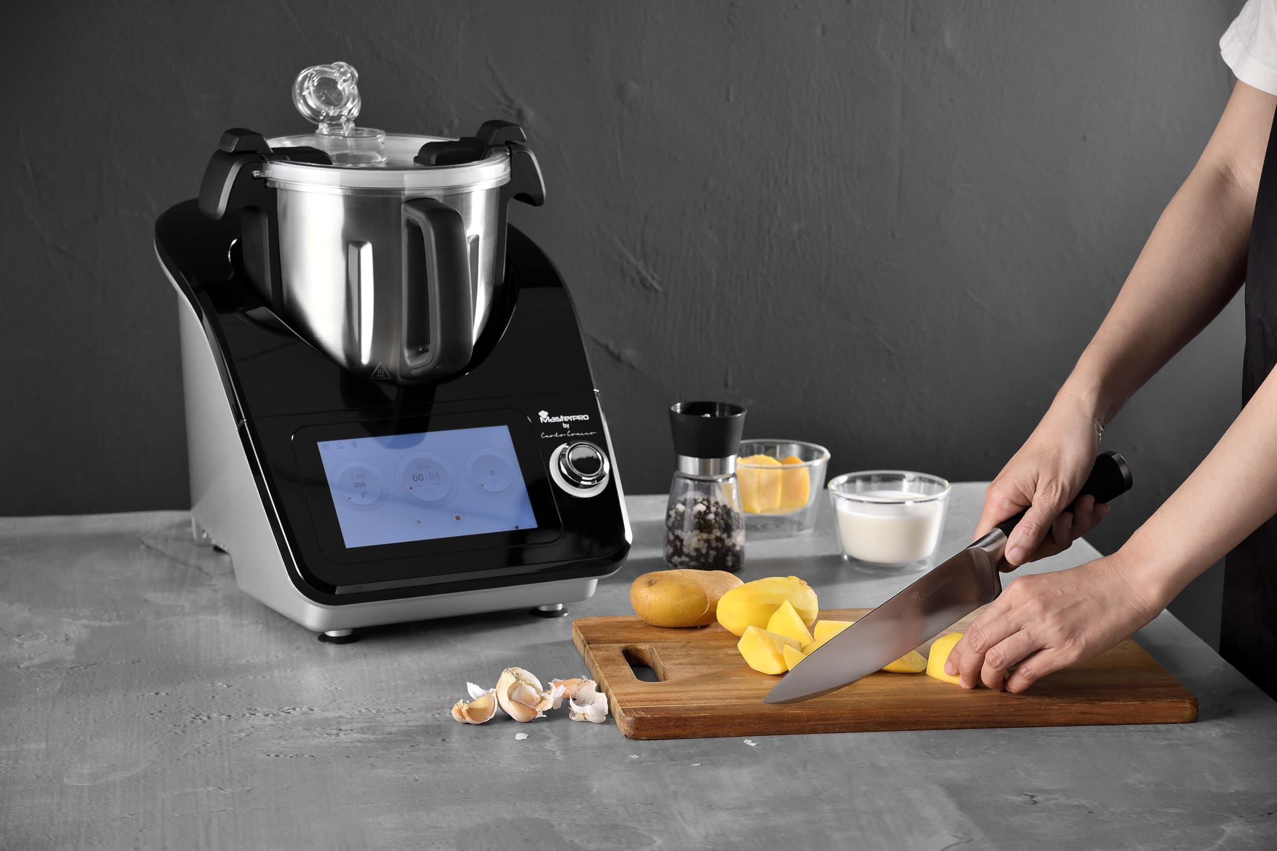 Tritatutto Elettrico EK5879P - 500ml, Lama Acciaio Inox, Compatto, Per Verdure, Noci E Salse - Foto 5