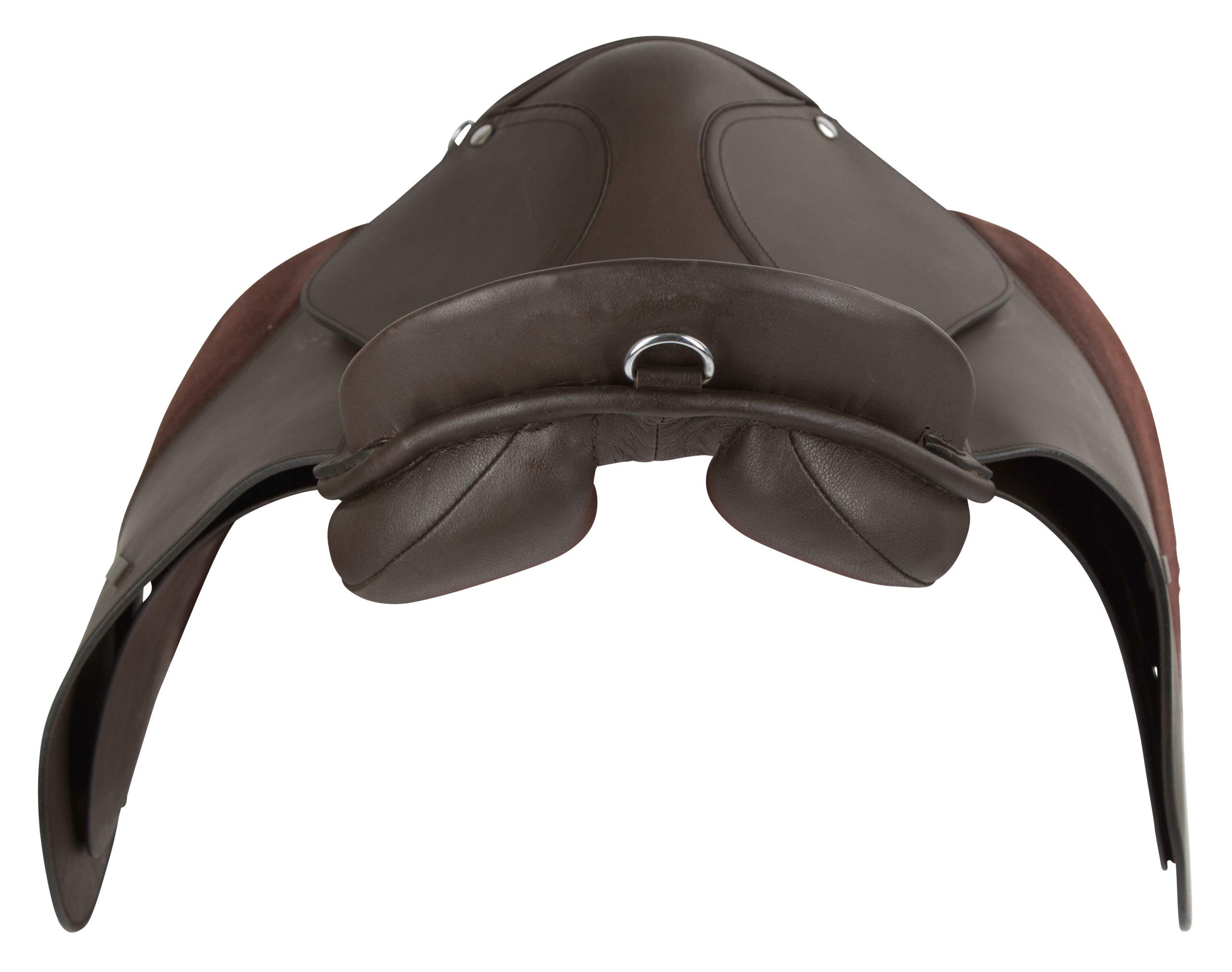 Covalliero Selle Haflinger 44,5cm largeur de selle 34,5cm longueur de sangle 125cm avec tapis de selle