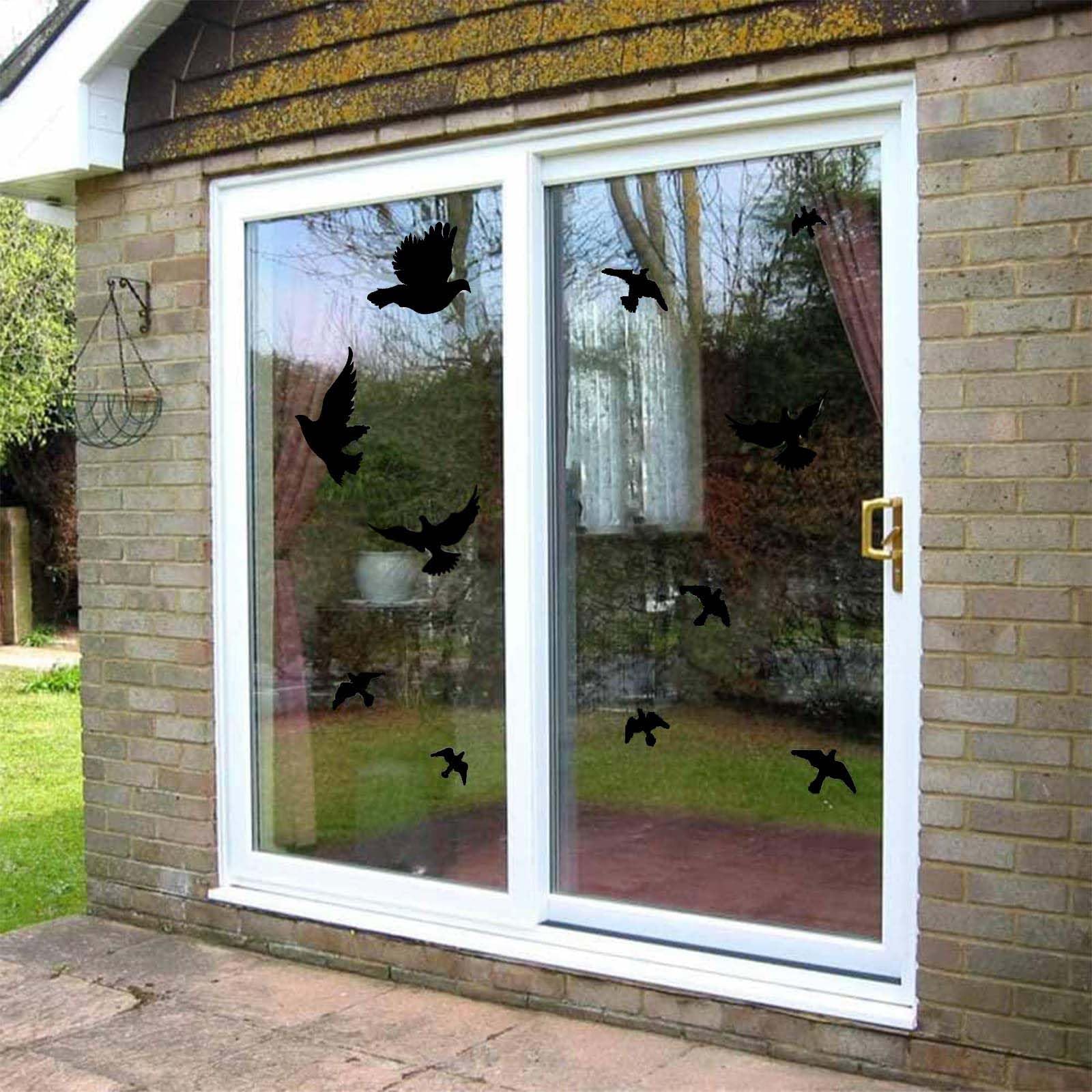Adesivi Anti-collisione Per Uccelli - 16 Pezzi, PVC, Per Finestre E Porte Vetrate - Foto 6