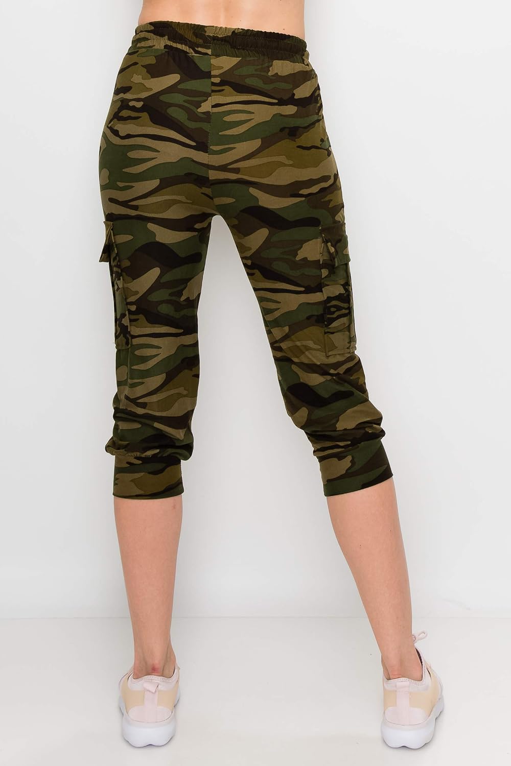 ALWAYS Capri Cargo Jogger Pants for Women - Super Soft Casual Drawstrings Track Cuff Bottoms image 5