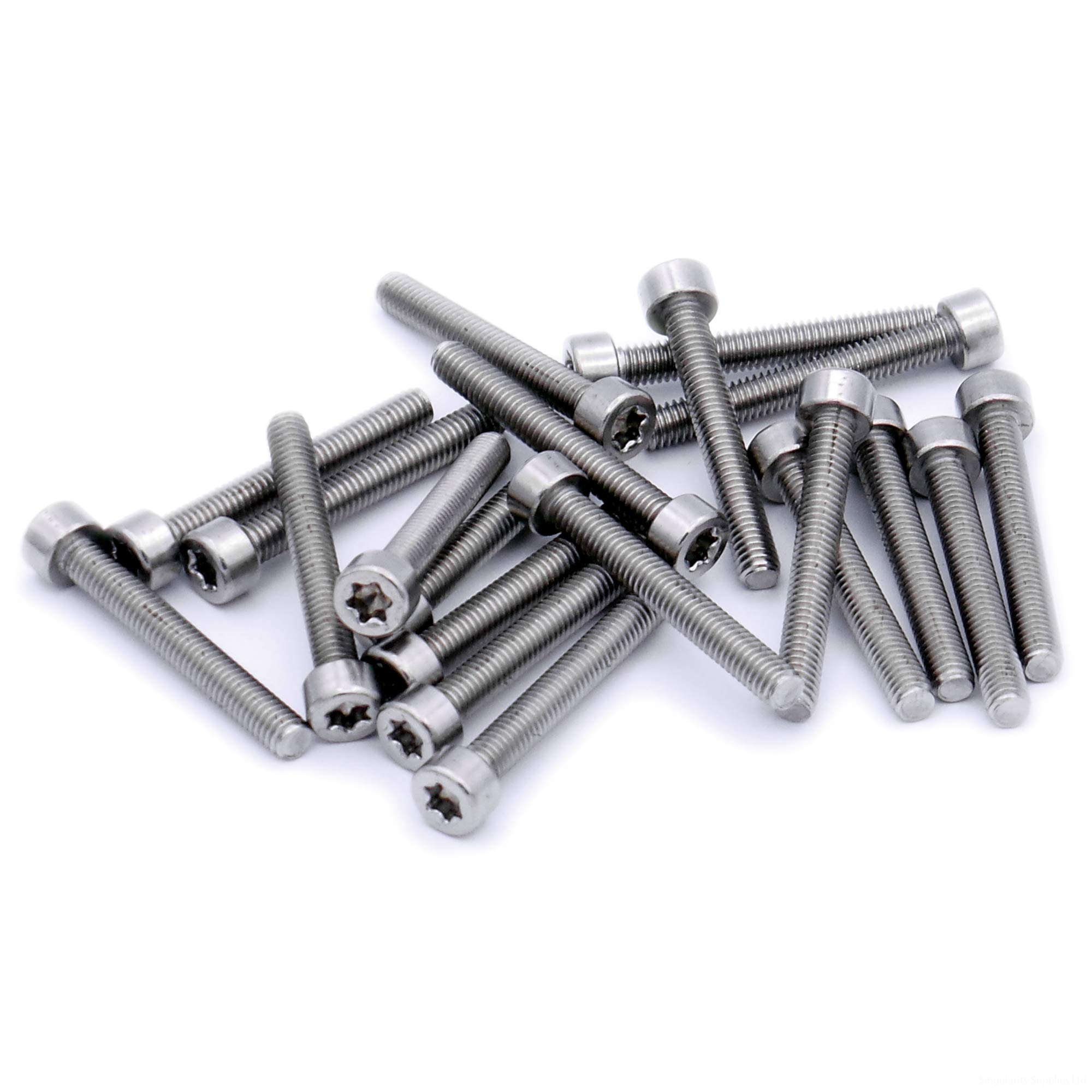 Singularity Supplies Silver M3 (3Mm X 14Mm) Tx Socket Cap Screw (Bolt) - Stainless Steel (A2) (Pack Of 20)