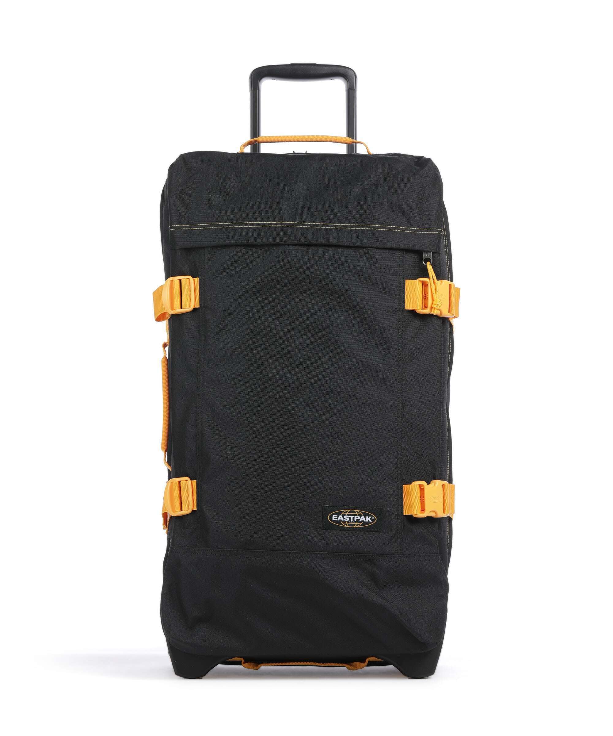 EASTPAK Tranverz M Dotsblacksilver motif pointillé argent valise légère