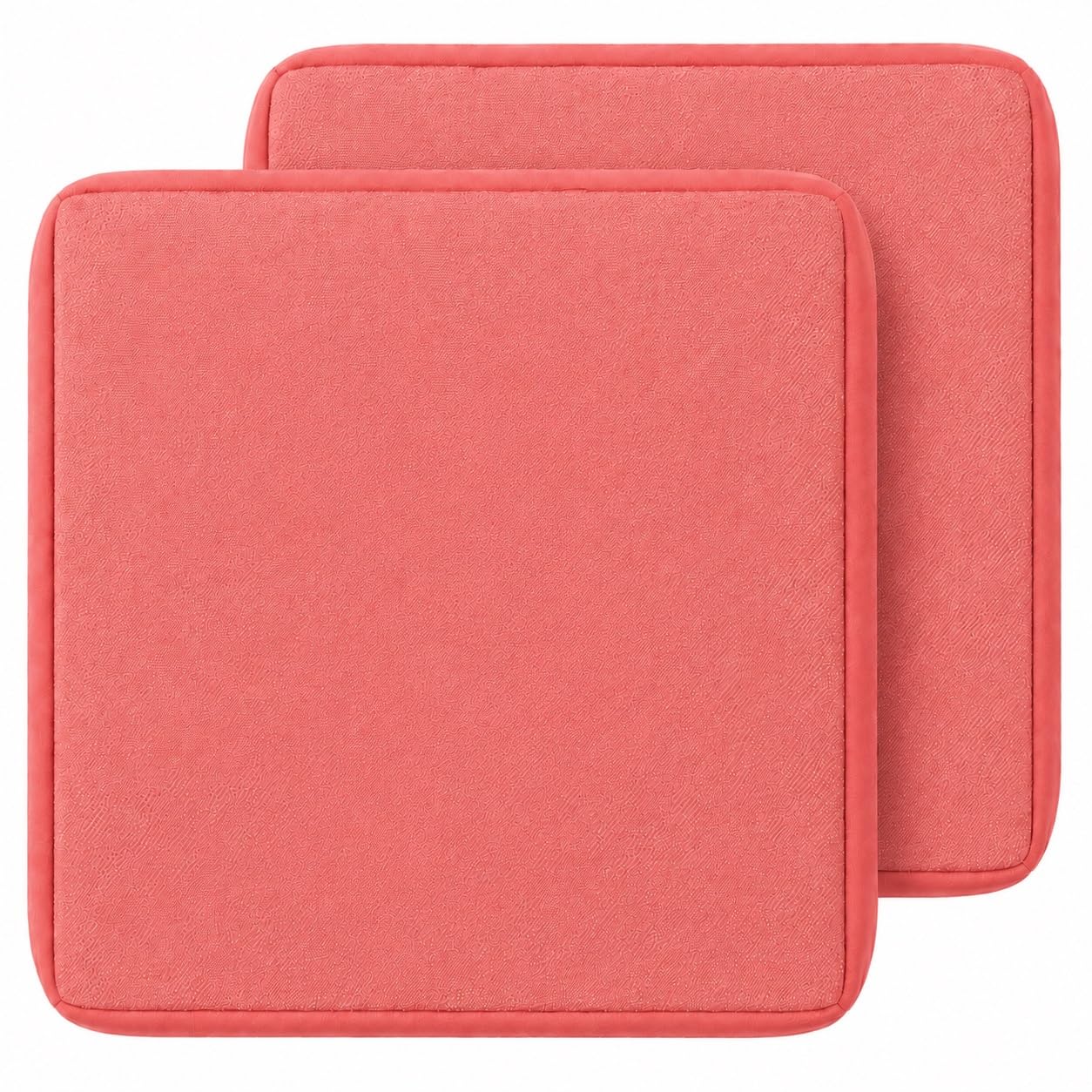 GZGLZDQ Outdoor Cushion Covers 1/2/4 Waterproof, Rattan Cushions Replacement Set with Zipper, Polyester, Durable Garden Furniture Covers for Patios(Coral Red,63 X 68 X 12 CM(1pc))